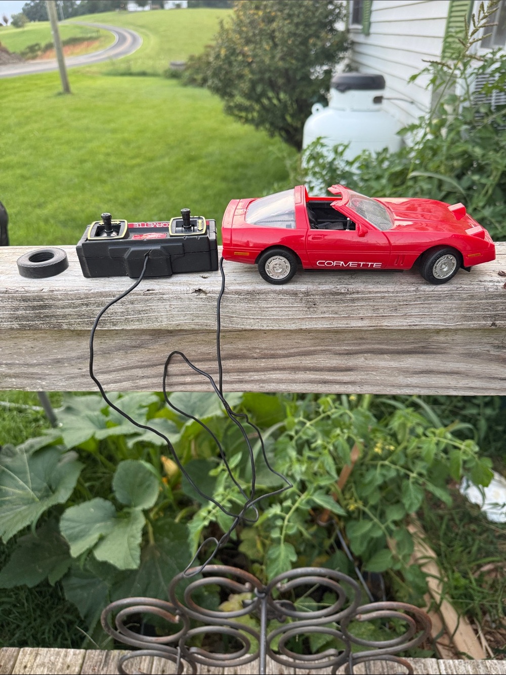 1982 vintage new bright Hong Kong remote control corvette